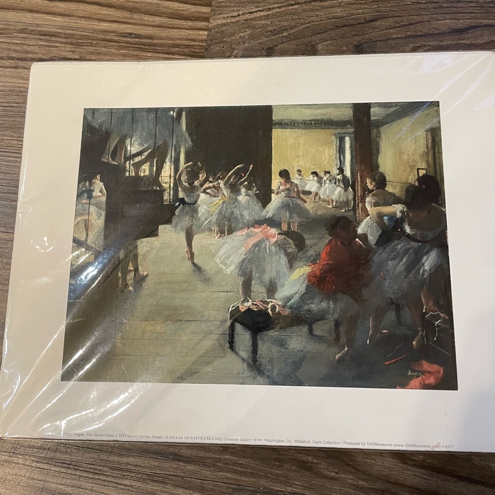 The Dance Class
Painting by Edgar Degas
